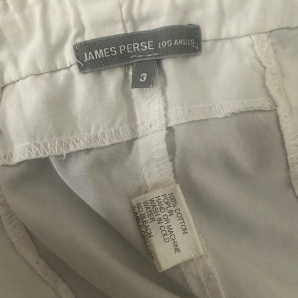 James Perse Cropped Drawstring Pants JP size 3 35" waist 25.5" inseam - Picture 4 of 4